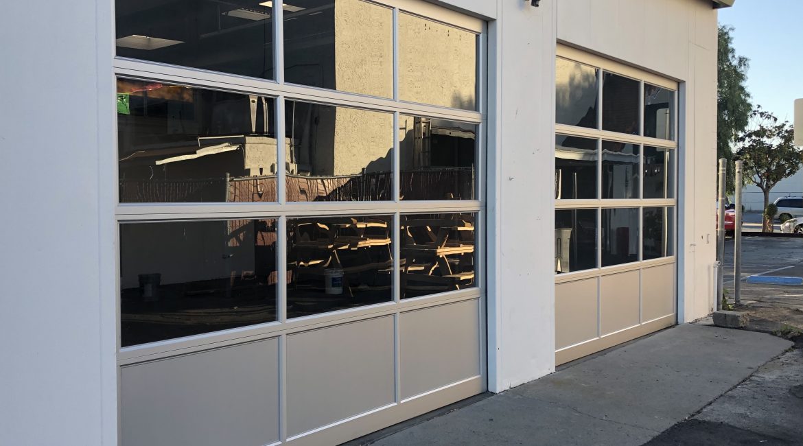 glass garage door in Dixon