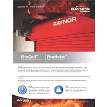 FireCoil Fire-Rated Rolling Door FireHoist Operator literature
